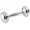 Sterling Silver Dumbbell Rattle